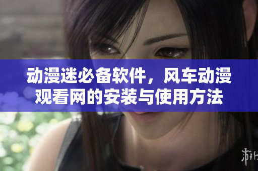 动漫迷必备软件，风车动漫观看网的安装与使用方法