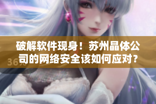 破解软件现身！苏州晶体公司的网络安全该如何应对？