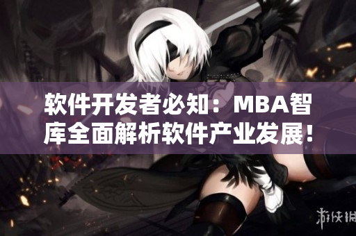 软件开发者必知：MBA智库全面解析软件产业发展！