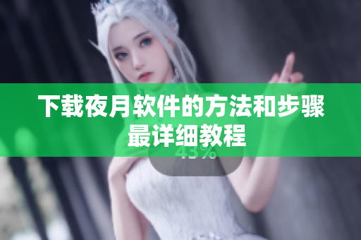 下载夜月软件的方法和步骤  最详细教程