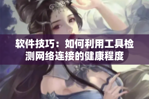软件技巧：如何利用工具检测网络连接的健康程度