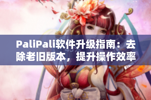 PaliPali软件升级指南：去除老旧版本，提升操作效率