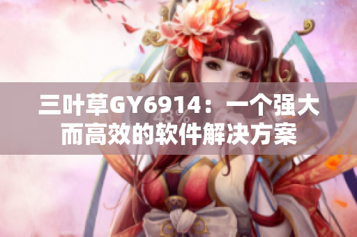 三叶草GY6914：一个强大而高效的软件解决方案