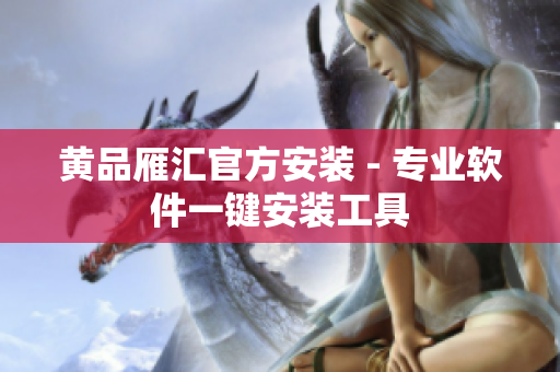 黄品雁汇官方安装 - 专业软件一键安装工具