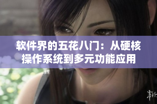 软件界的五花八门：从硬核操作系统到多元功能应用
