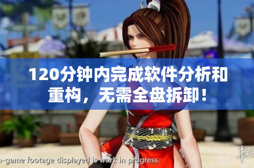 120分钟内完成软件分析和重构，无需全盘拆卸！