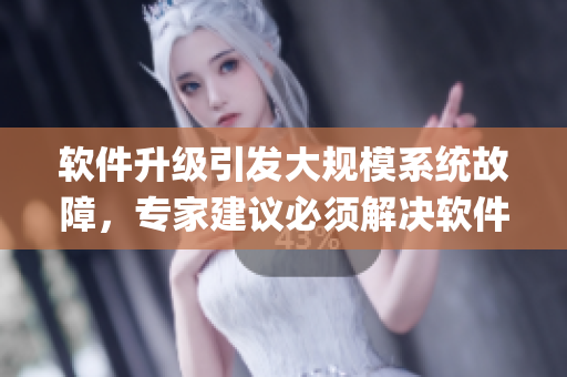 软件升级引发大规模系统故障，专家建议必须解决软件兼容性问题(1)