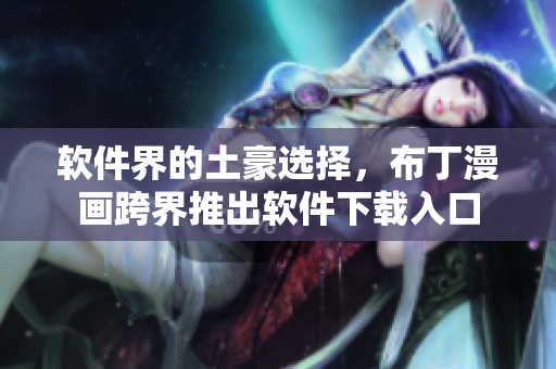 软件界的土豪选择，布丁漫画跨界推出软件下载入口