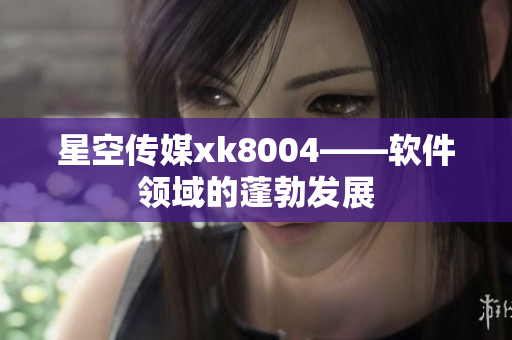 星空传媒xk8004——软件领域的蓬勃发展