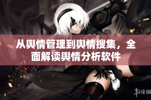 从舆情管理到舆情搜集，全面解读舆情分析软件