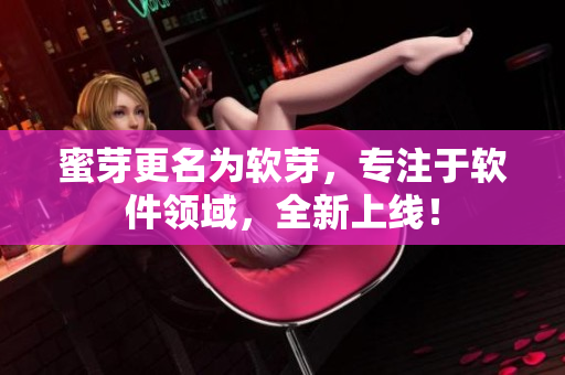 蜜芽更名为软芽，专注于软件领域，全新上线！