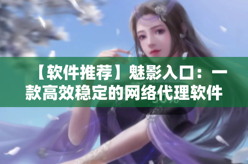 【软件推荐】魅影入口：一款高效稳定的网络代理软件