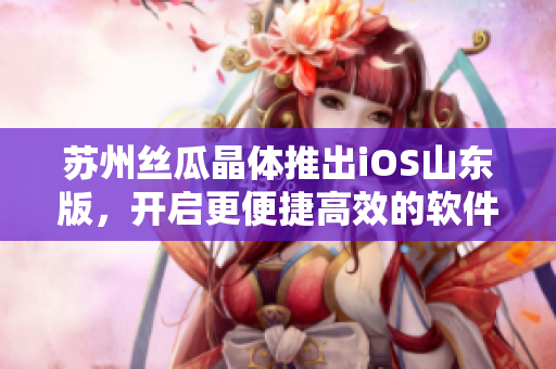苏州丝瓜晶体推出iOS山东版，开启更便捷高效的软件使用体验