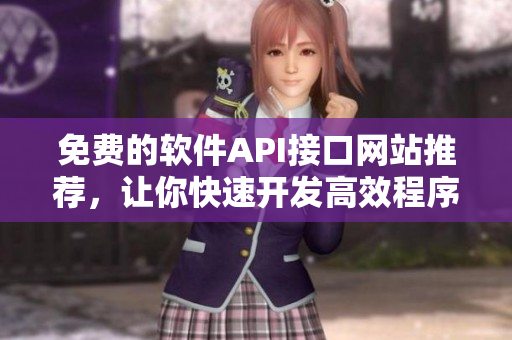 免费的软件API接口网站推荐，让你快速开发高效程序！