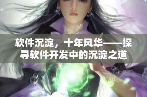 软件沉淀，十年风华——探寻软件开发中的沉淀之道