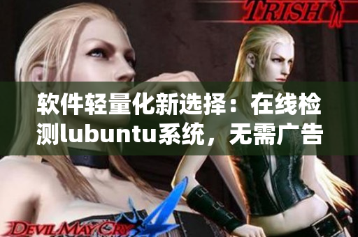 软件轻量化新选择：在线检测lubuntu系统，无需广告干扰