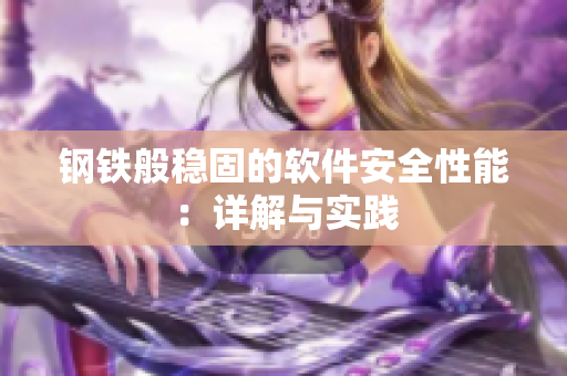 钢铁般稳固的软件安全性能：详解与实践