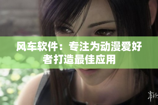 风车软件：专注为动漫爱好者打造最佳应用