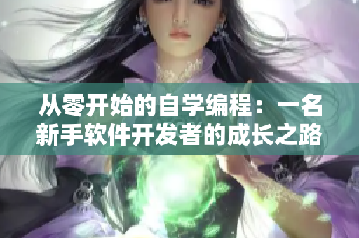 从零开始的自学编程：一名新手软件开发者的成长之路