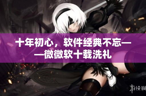 十年初心，软件经典不忘——微微软十载洗礼